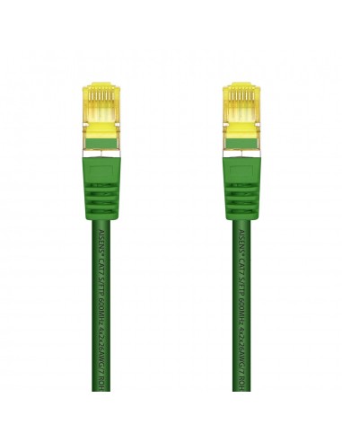CABLE RED AISENS LATIGUILLO RJ45 LSZH CAT.7 SFTP PIMF 25CM VERDE