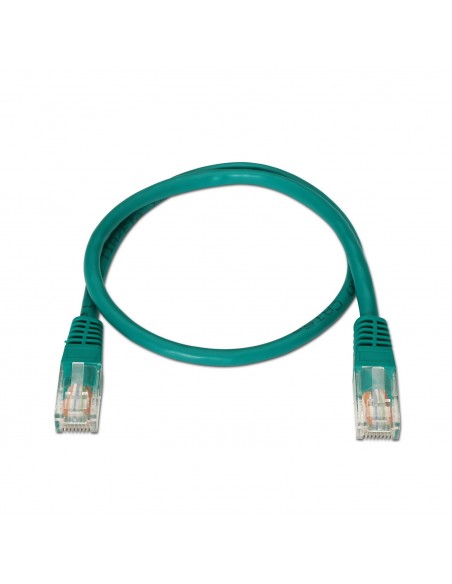 CABLE DE RED AISENS LATIGUILLO RJ45 CAT.6 UTP AWG24 VERDE 0.5M