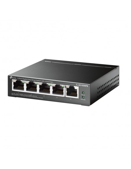 SWITCH TP-LINK PROFESSIONAL 5 PORT GIGABIT EASY SMART 4 PORT POE+