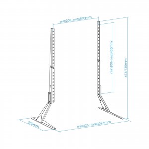SOPORTE MESA AT-GALAXIA PARA PANTALLAS 23-75" 2