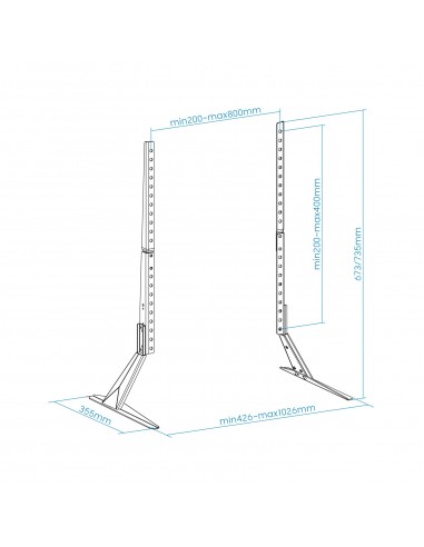 SOPORTE MESA AT-GALAXIA PARA PANTALLAS 23-75"