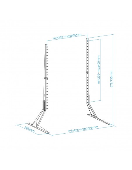 SOPORTE MESA AT-GALAXIA PARA PANTALLAS 23-75"