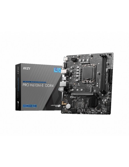PLACA BASE MSI PRO H610M-E D4 1700 MATX 2XDDR4