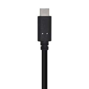 CABLE AISENS USB 3.1 GEN2 10GBPS 3A TIPO USB-C M-A M NEGRO 1,5mt 2