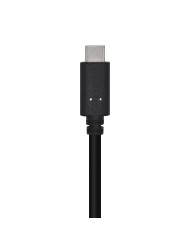 CABLE AISENS USB 3.1 GEN2 10GBPS 3A TIPO USB-C M-A M NEGRO 1,5mt