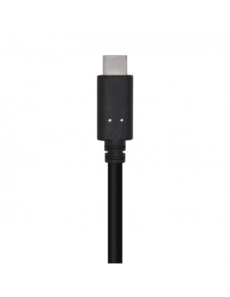 CABLE AISENS USB 3.1 GEN2 10GBPS 3A TIPO USB-C M-A M NEGRO 1,5mt