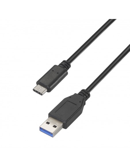 CABLE AISENS USB 3.1 GEN2 10GBPS 3A TIPO USB-C M-A M NEGRO 1,5mt