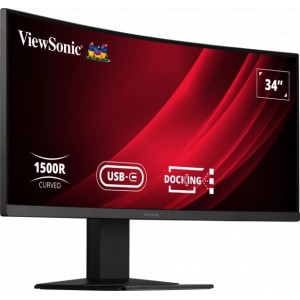 MONITOR VIEWSONIC 34" QHD CURVO HDMI DP 65W USB-C USB RJ45 MULTI AJUS.ALTURA 2