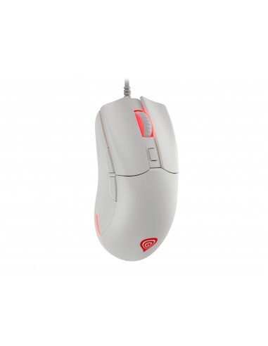 RATON GAMING GENESIS KRYPTON 750 RGB SENSOR PMW3333 8000 DPI BLANCO