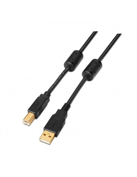 CABLE AISENS USB 2.0 IMPRESORA ALTA CALIDAD FERRITA A M-B M 2.0M