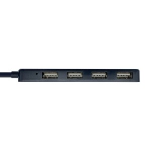 HUB AISENS USB 2.0 TIPO A M-4XTIPO A H NEGRO 30CM 2
