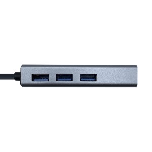 CONVERSOR AISENS USB3.1 GEN1 USB-C ETHERNET GIGABIT 3xUSB3.0 15CM 2