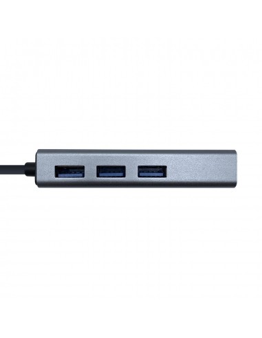 CONVERSOR AISENS USB3.1 GEN1 USB-C ETHERNET GIGABIT 3xUSB3.0 15CM