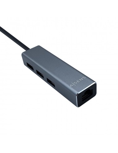 CONVERSOR AISENS USB3.1 GEN1 USB-C ETHERNET GIGABIT 3xUSB3.0 15CM