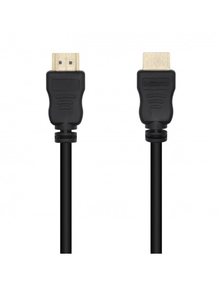 CABLE HDMI AISENS V1.4 ALTA VELOCIDAD 14+1 CCS A M-A M 1.0M NEGRO CABLE HDMI AISENS V1.4 ALTA VELOCIDAD 14+1 CCS A M-A M 1.0M NEGRO