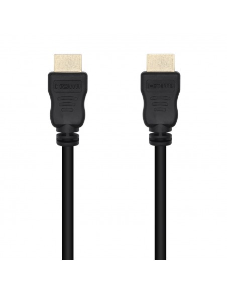 CABLE HDMI AISENS V1.4 ALTA VELOCIDAD 14+1 CCS A M-A M 1.0M NEGRO CABLE HDMI AISENS V1.4 ALTA VELOCIDAD 14+1 CCS A M-A M 1.0M NEGRO