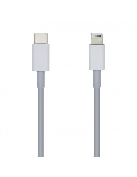 CABLE AISENS USB 2.0 USB-C A LIGHTNING PD 2A LIGHTNING M-USB-C M BLANCO 1.0M