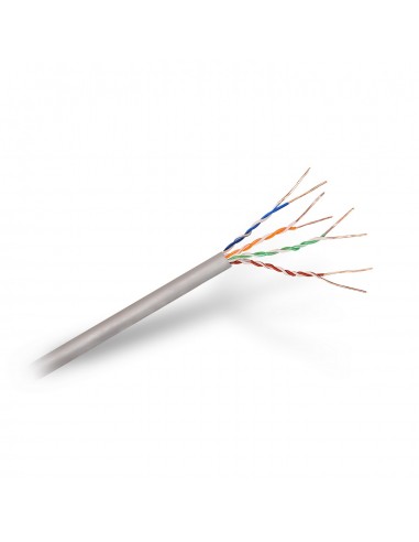 BOBINA CABLE RED AISENS RJ45 CAT.5E UTP RIGIDO AWG24 GRIS 305M