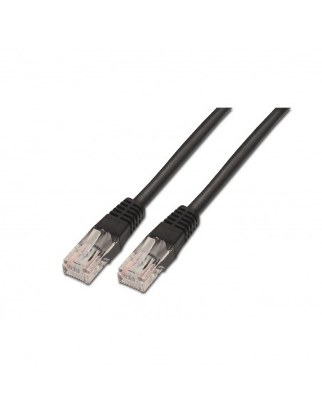 CABLE RED AISENS LATIGUILLO RJ45 CAT.6 UTP AWG24 NEGRO 1.0M