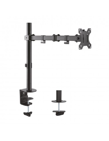 SOPORTE AISENS MESA GIRA. INCLI. 1 MONITOR 8KG 3 PIVOTES 1 BRAZO 13-32 NEGRO