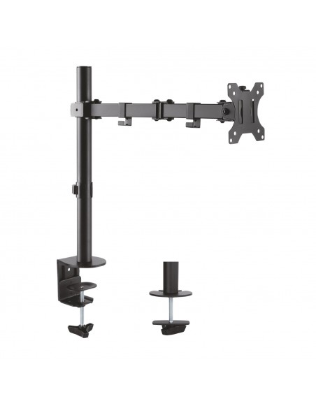 SOPORTE AISENS MESA GIRA. INCLI. 1 MONITOR 8KG 3 PIVOTES 1 BRAZO 13-32 NEGRO
