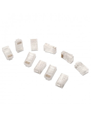 CONECTOR AISENS RJ45 8 HILOS CAT.6 AWG24 10 UDS