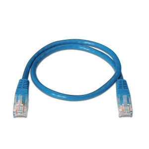 CABLE RED AISENS LATIGUILLO RJ45 CAT.6 UTP AWG24 AZUL 1.0M 2
