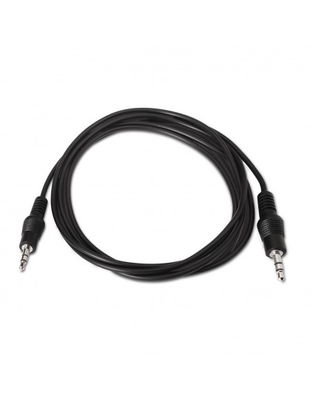 CABLE AUDIO AISENS ESTEREO JACK 3.5 M-JACK 3.5 M NEGRO 1.5M