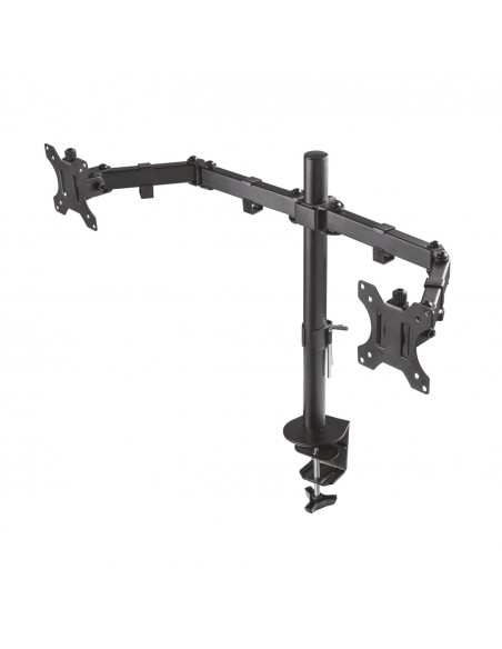 SOPORTE AISENS MESA GIRA. INCLI. 2 MONITOR 8KG 3 PIVOTES 2 BRAZOS 13-32 NEGRO