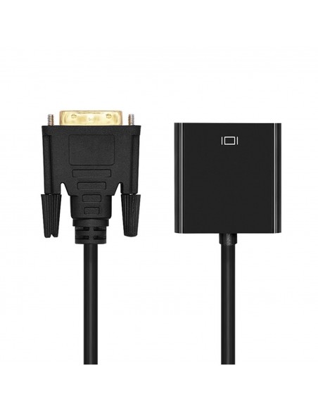 CONVERSOR AISENS DVI-D A VGA 24 1 M-HDB15 H NEGRO 10CM