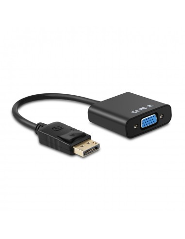 CONVERSOR AISENS DISPLAYPORT A SVGA DP M-SVGA H NEGRO 15CM