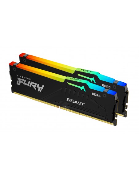 DDR5 KINGSTON 2x 32GB KIT 5600 FURY BEAST RGB EX DDR5 KINGSTON 2x 32GB KIT 5600 FURY BEAST RGB EX