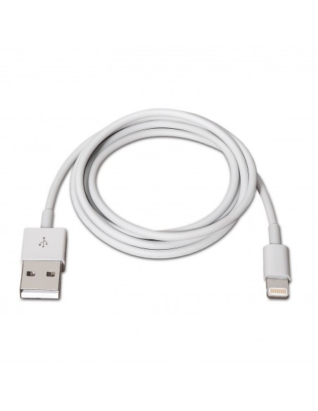 CABLE AISENS LIGHTNING A USB 2.0 LIGHTNING M-USB A M BLANCO 1.0M