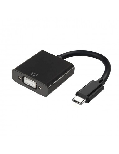 CONVERSOR AISENS USB-C A VGA USB-C M-HDB15 H NEGRO 15CM