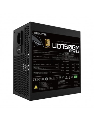 FUENTE ALIMENTACION GIGABYTE GP-UD750GM PG5 750W 80+ GOLD