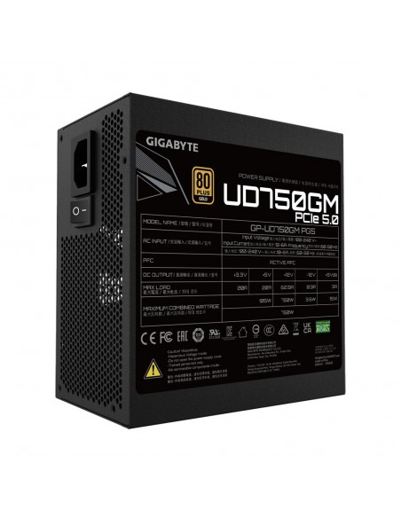 FUENTE ALIMENTACION GIGABYTE GP-UD750GM PG5 750W 80+ GOLD