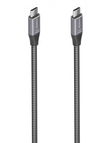 CABLE USB 3.2 AISENS GEN2X2 ALUMINIO 8K@30HZ 5A 100W C M-C M 3.0M