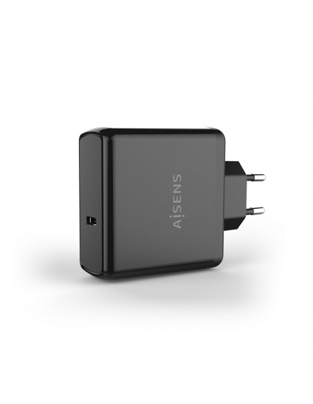 CARGADOR AISENS PD3.0 QC3.0 1 PUERTO 1XUSB-C 60W NEGRO