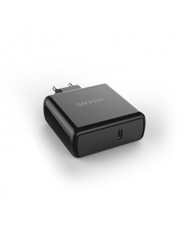 CARGADOR AISENS PD3.0 QC3.0 1 PUERTO 1XUSB-C 60W NEGRO