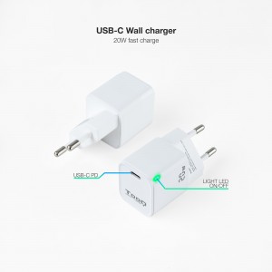 CARGADOR DE PARED TOOQ USB-C PD 20W 2