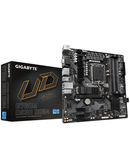 PLACA BASE GIGABYTE B760M DS3H DDR4 1700 MATX 4XDDR4