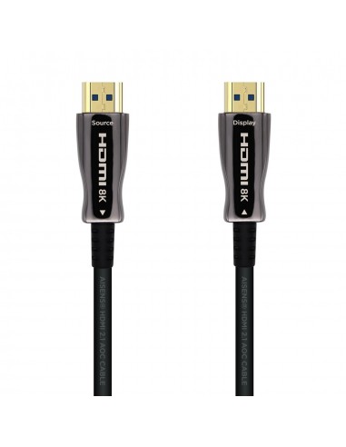 CABLE HDMI AISENS V2.1 OPTICO ACTIVO AOC 8K60HZ M M 100M NEGRO