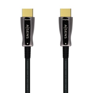 CABLE HDMI AISENS V2.1 OPTICO ACTIVO AOC 8K60HZ M M 100M NEGRO 2