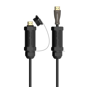 CABLE HDMI AISENS V2.1 OPTICO ACTIVO AOC ARMADURA 8K60HZ M M 20M NEGRO