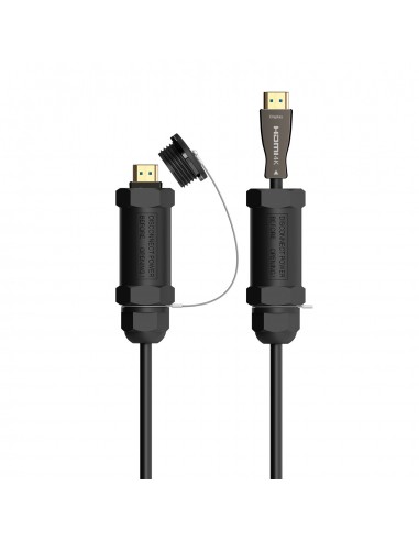 CABLE HDMI AISENS V2.1 OPTICO ACTIVO AOC ARMADURA 8K60HZ M M 20M NEGRO