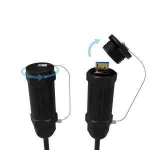 CABLE HDMI AISENS V2.1 OPTICO ACTIVO AOC ARMADURA 8K60HZ M M 20M NEGRO 2