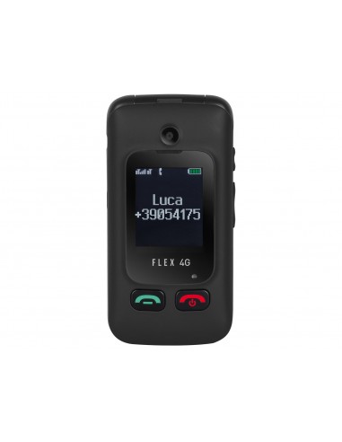 TELEFONO TREVI FLEX PLUS 90 4G FLIP SENIOR PHONE DUAL SCREEN BLACK
