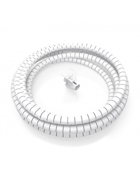 ORGANIZADOR CABLE AISENS EN ESPIRAL 25MM BLANCO 1.0M