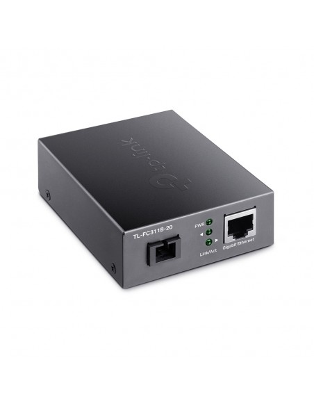 CONVERSOR MEDIOS TP LINK TL-FC311B-20 MONO MODE WDM B SC-RJ45 GIGA 20KM