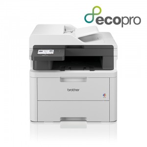 IMPRESORA BROTHER MULTIFUN LASER LED COLOR MFCL3740CDWE WIFI FAX DUPLEX BLANCA
